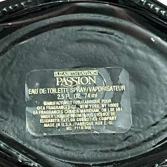 Elizabeth Taylor Passion Eau De Toilette Spray Perfume 2.5 oz New No Box - Picture 3 of 3